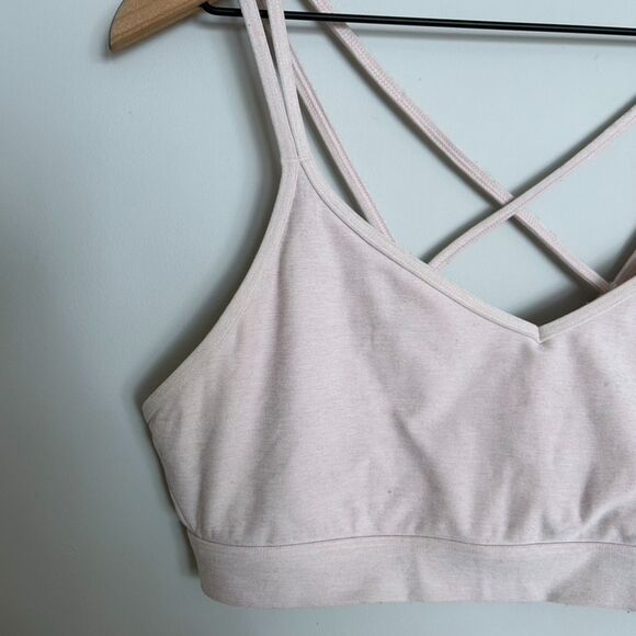 Old Navy Active Light Pink Cross Back Bra - Picture 2 of 6